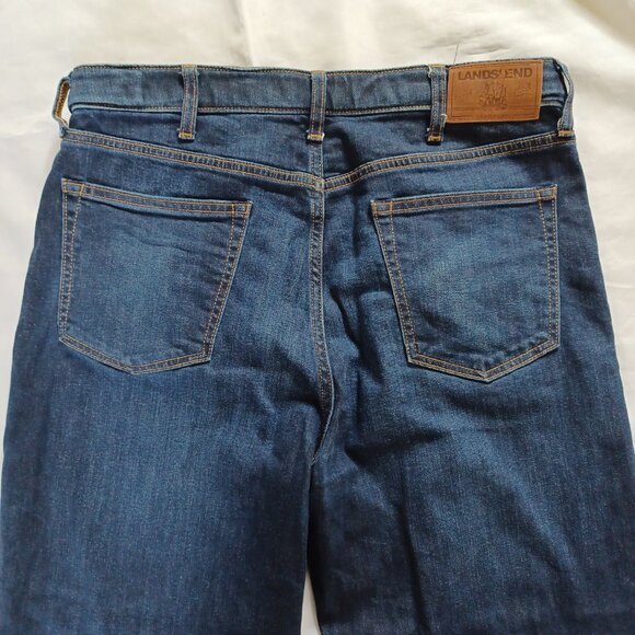 Land's End Men's Jeans Square Rigger Traditional Fit Straight Leg Size 35 x 29 - Picture 5 of 12